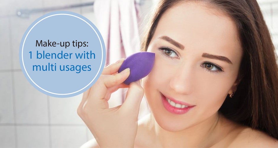 Make-up tips:  1 blender with multi usages